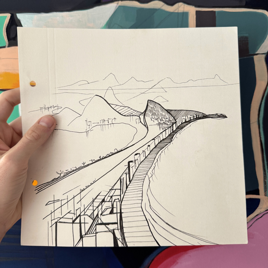 First Light, Rio | Original | 25cm x 25cm