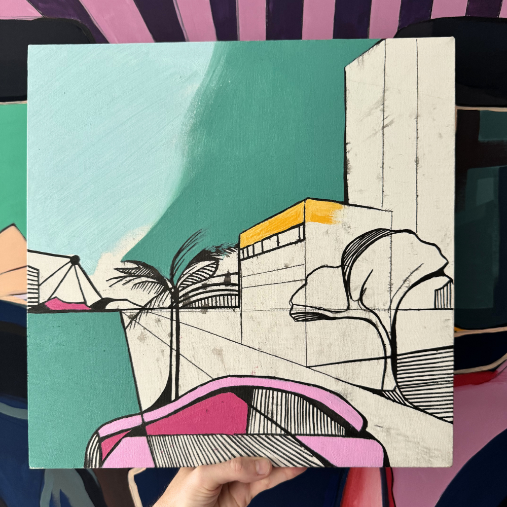 Rainy Recife | Original canvas | 40cm x 40cm