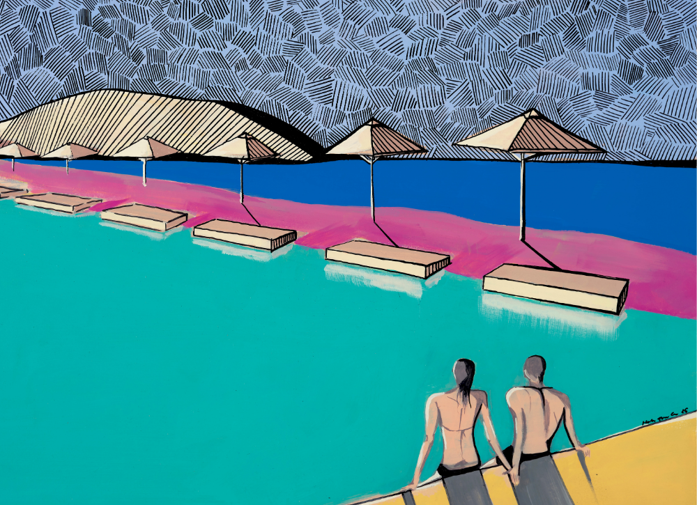 Maria & George | 50cm  x 50cm