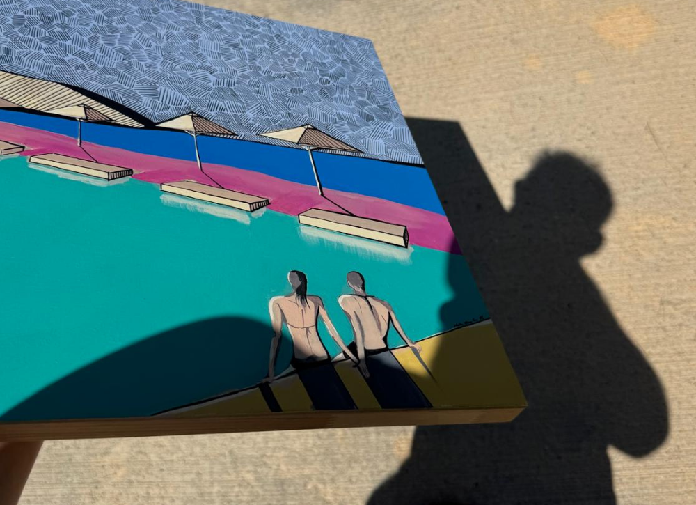 Maria & George | 50cm  x 50cm
