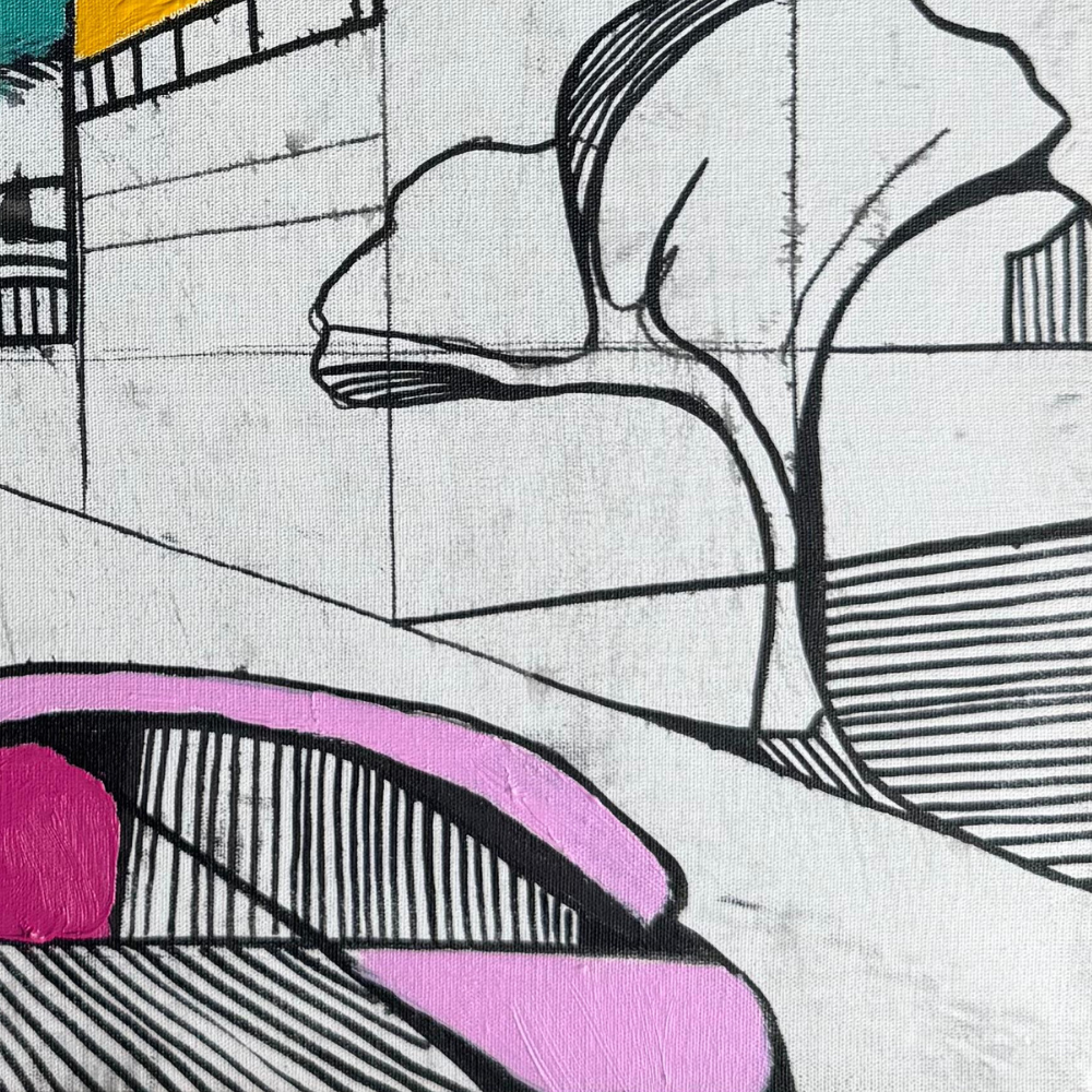Rainy Recife | Original canvas | 40cm x 40cm