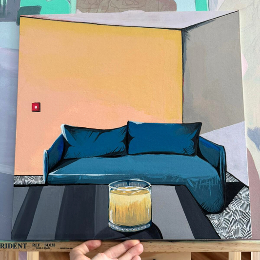 Mimosa | Original canvas | 40cm x 40cm