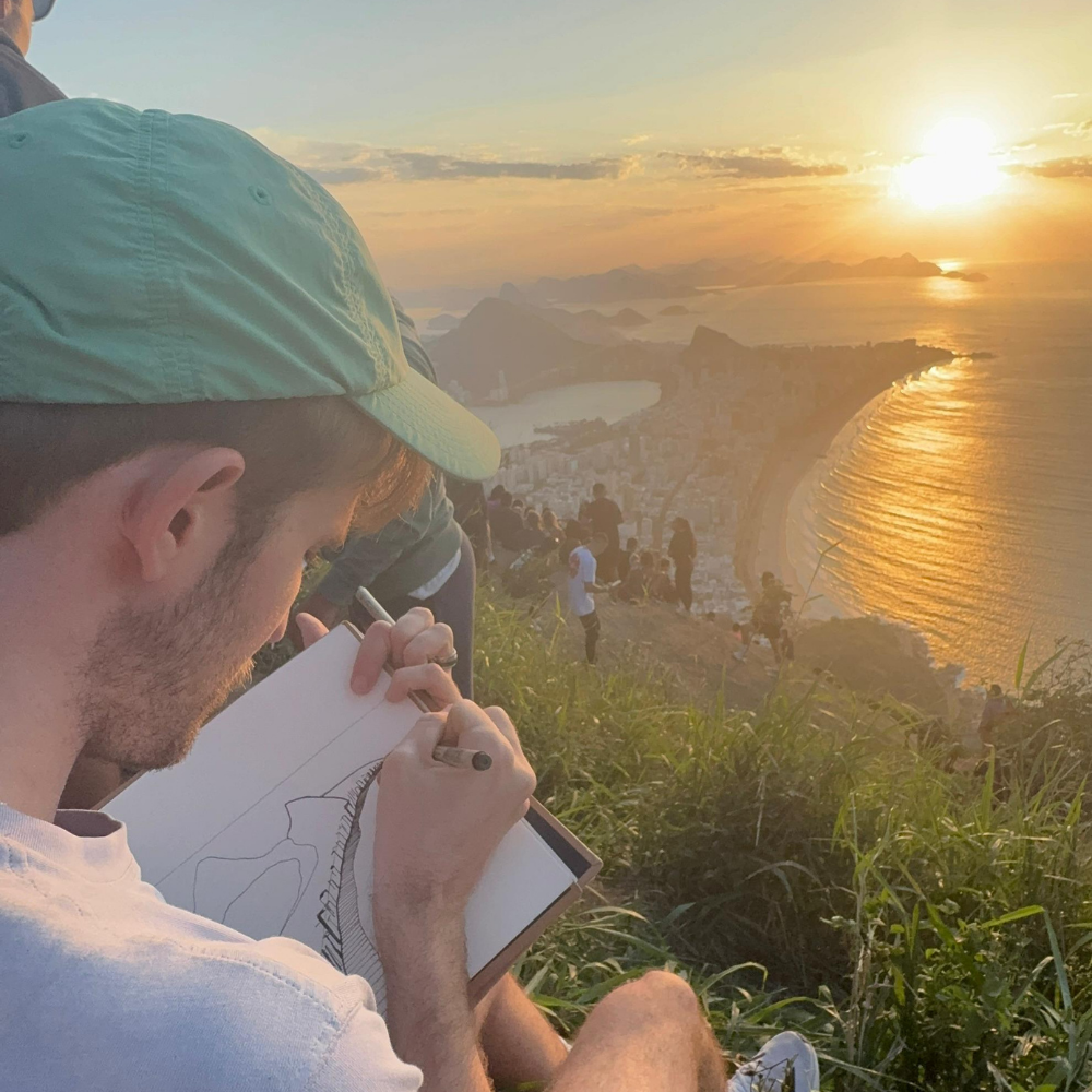 First Light, Rio | Original | 25cm x 25cm